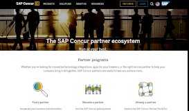 
							         Concur Solutions Provider Partner Program - SAP Concur								  
							    