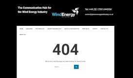 
							         cONDItION MONItOrING - Wind Energy Network								  
							    