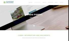 
							         Condo Portal - Gateway Property Management Services								  
							    