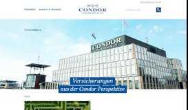 
							         Condor Versicherungen - Startseite								  
							    