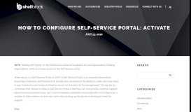 
							         Configure a Salesforce Self-Service Portal | ShellBlack.com								  
							    