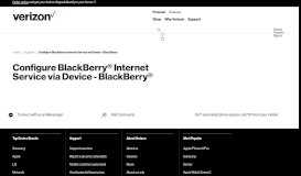 
							         Configure BlackBerry Internet Service via Device - BlackBerry ...								  
							    