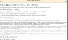 
							         Configure ChilliSpot to use Free Radius								  
							    