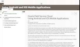 
							         Configure the Mobile Application - Oracle Help Center								  
							    
