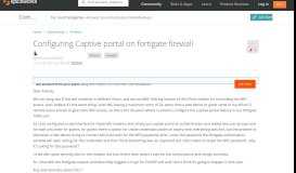 
							         Configuring Captive portal on fortigate firewall - Wireless ...								  
							    