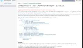 
							         Configuring CTS+ in SAP Solution Manager 7.1 and 7.2 - SCN Wiki								  
							    