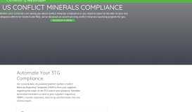 
							         Conflict Minerals Compliance. Collect & Validate ... - Source Intelligence								  
							    