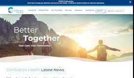 
							         Confluence Health: Safe, High-Quality Care With Compassion								  
							    