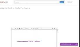 
							         congstar Partner Portal -Leitfaden - PDF - Docplayer.org								  
							    
