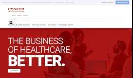 
							         Conifer Health Solutions | Healthcare Business Solutions								  
							    