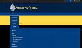 
							         Connect « Alumni | Allegheny College - Meadville, PA								  
							    