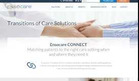 
							         Connect: Care Monitoring Software | Ensocare								  
							    