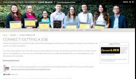 
							         Connect: Getting a Job - CSULB Career Development Center								  
							    