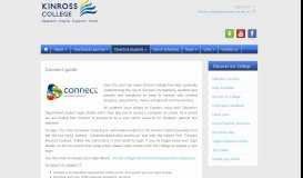 
							         Connect guide - Kinross College								  
							    