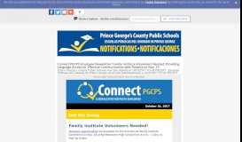 
							         Connect PGCPS Employee Newsletter: Family Institute Volunteers ...								  
							    