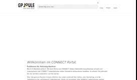 
							         CONNECT Portal - GP Joule								  
							    
