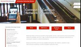 
							         Connect To Campus Network (Students) - Montclair State University								  
							    