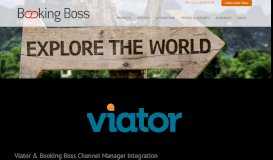 
							         Connect Viator and Booking Boss								  
							    