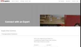 
							         Connect with an Expert | XPO Logistics								  
							    