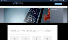 
							         Connect with A.T. Still University - ATSU								  
							    