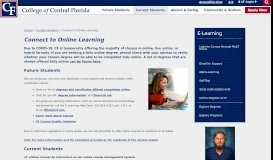
							         Connect with E-Learning - College of Central Florida								  
							    