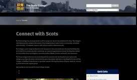 
							         Connect with Scots | The Scots College								  
							    