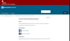 
							         Connect with the Graduate Portal | Employment and jobs ...								  
							    