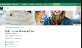 
							         Connect with Us - Undergraduate Admissions | Binghamton University								  
							    
