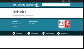
							         Connect2Kent - Vacancy Request Form - Return to Kent.gov.uk								  
							    
