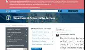 
							         Connecticut Department of Administrative Services - CT.gov								  
							    
