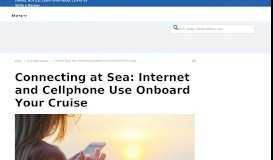 
							         Connecting at Sea: Internet and Phone Use Onboard Your ...								  
							    