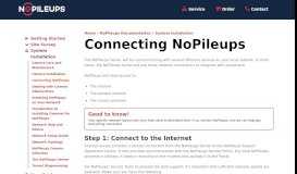 
							         Connecting NoPileups | NoPileups								  
							    