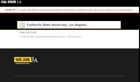 
							         Connecting to Wi-Fi Using Android - Cal State LA								  
							    