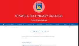 
							         Connections - Stawell Secondary College								  
							    