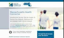 
							         ConnectorCare - Massachusetts Health Connector								  
							    