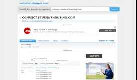 
							         connect.studenthousing.com at WI. ACC Portal - Website Informer								  
							    