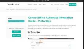 
							         ConnectWise Automate Integration Guide – VictorOps | VictorOps								  
							    