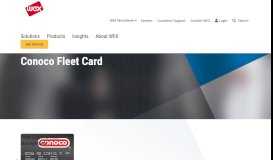 
							         Conoco Fleet Card | Fleet Cards & Fuel Management ...								  
							    