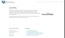 
							         Conoco Phillips - Vitesse Solutions								  
							    