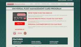 
							         Conoco Universal Fleet Fuel Card - Nationwide Acceptance								  
							    