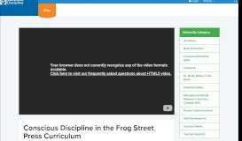 
							         Conscious Discipline in the Frog Street Press Curriculum - Conscious ...								  
							    