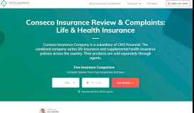 
							         Conseco Insurance Review & Complaints | Term, Whole & Universal								  
							    