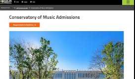 
							         Conservatory of Music Admissions | Oberlin College and Conservatory								  
							    