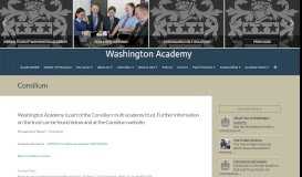 
							         Consilium | Washington Academy								  
							    