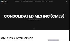 
							         Consolidated MLS Inc (CMLS) - YourMLSsearch.com								  
							    