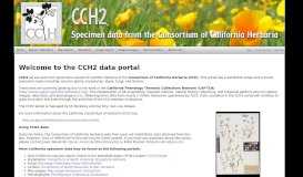 
							         Consortium of California Herbaria, CCH2 Portal Home								  
							    
