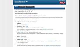 
							         Constant Contact - Constant Contact v2 API								  
							    