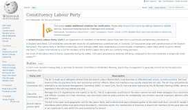 
							         Constituency Labour Party - Wikipedia								  
							    
