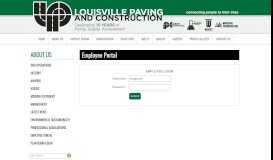 
							         Construction | Employee Portal - Louisville Paving								  
							    