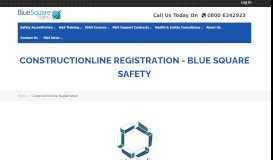 
							         Constructionline Registration - Blue Square Safety								  
							    